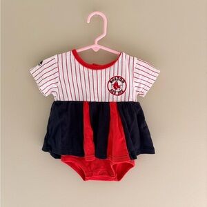 Boston Red Sox Infant Dress Bodysuit - Red, Navy & White